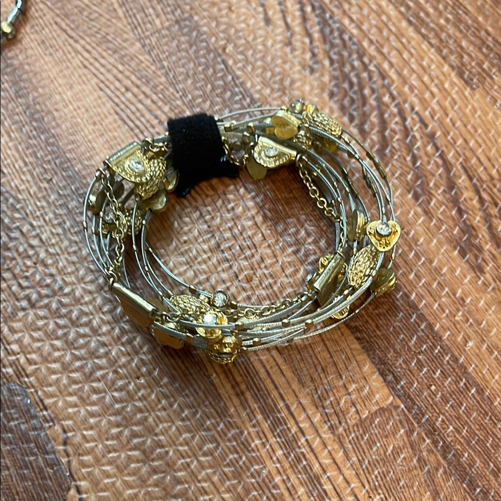 Elegant Gold Multi-Strand Bracelet